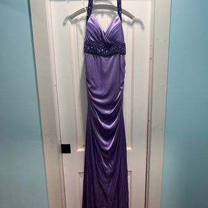 Purple prom dress